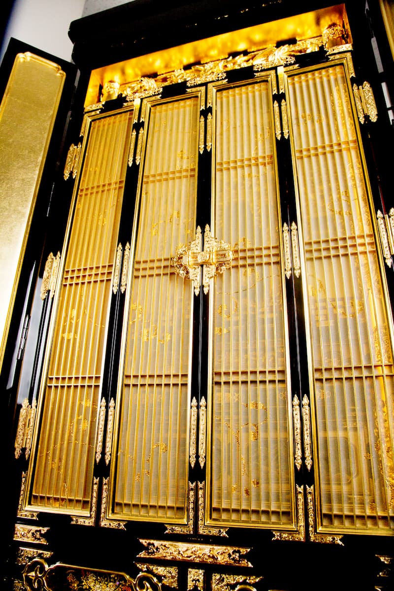 コガ 20号伝統的工芸品 地袋付仏間用 本願寺派 商品画像1-2