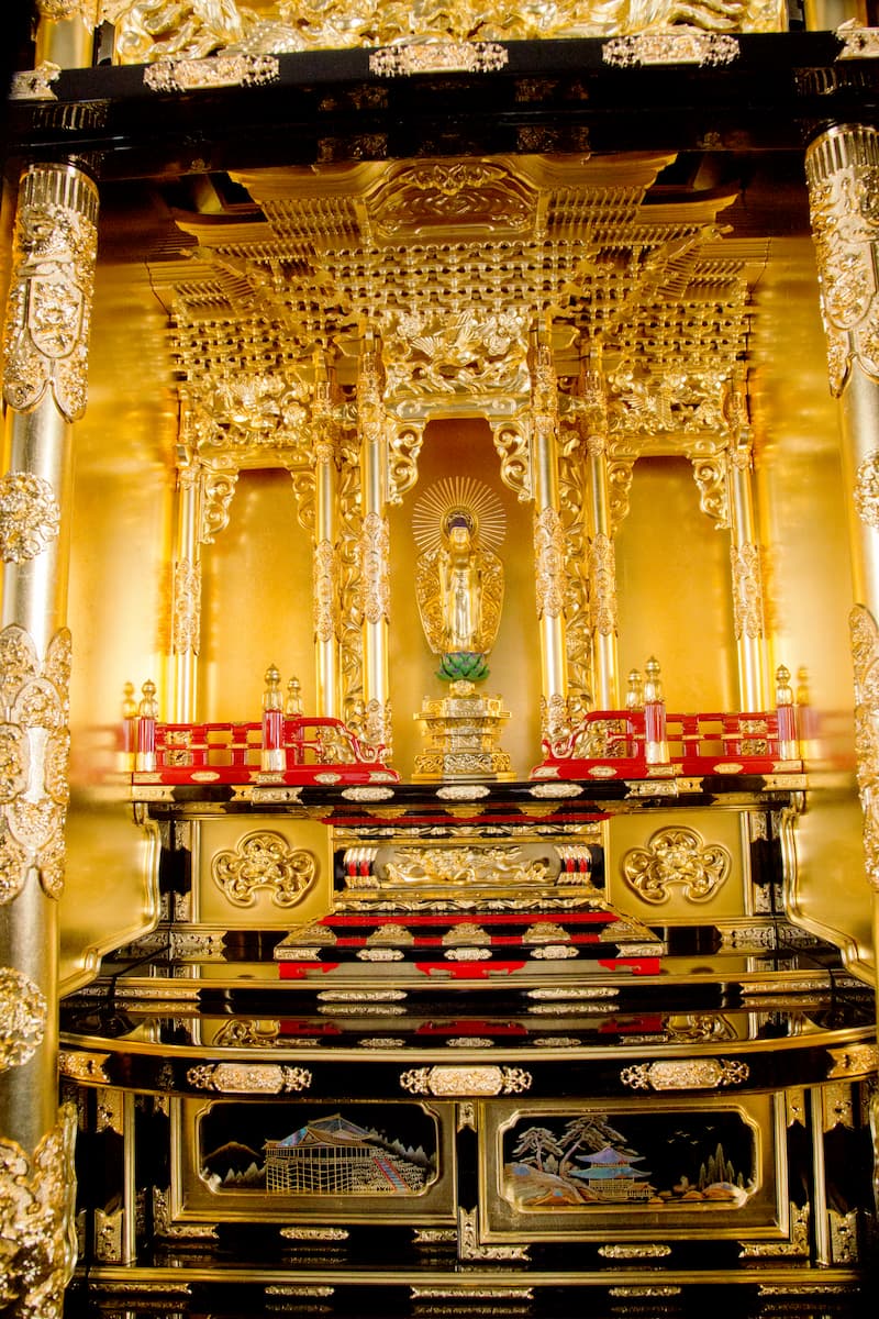 コガ 20号伝統的工芸品 地袋付仏間用 本願寺派 商品画像1-3