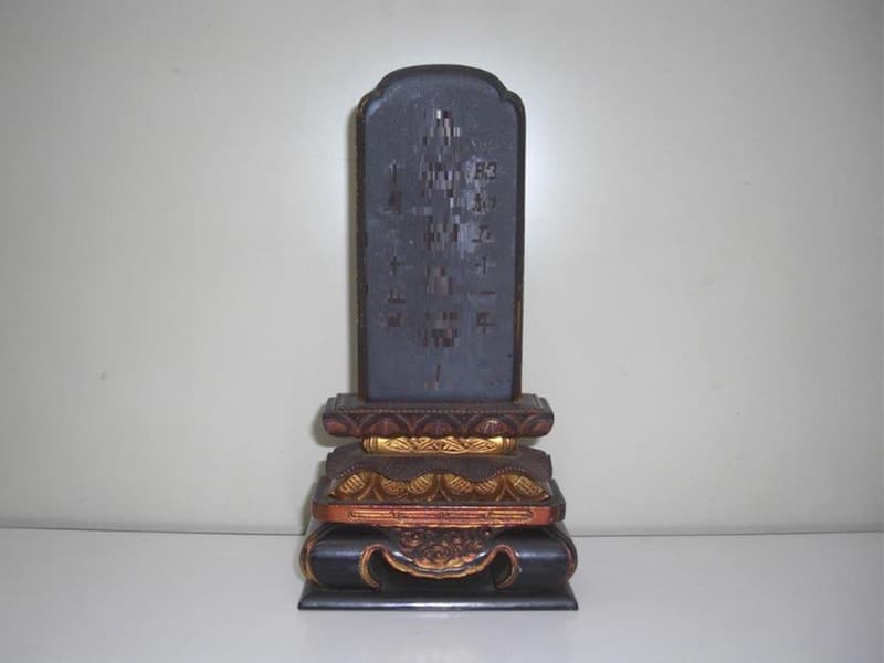 みす平飛天堂 位牌修復事例ビフォー写真1