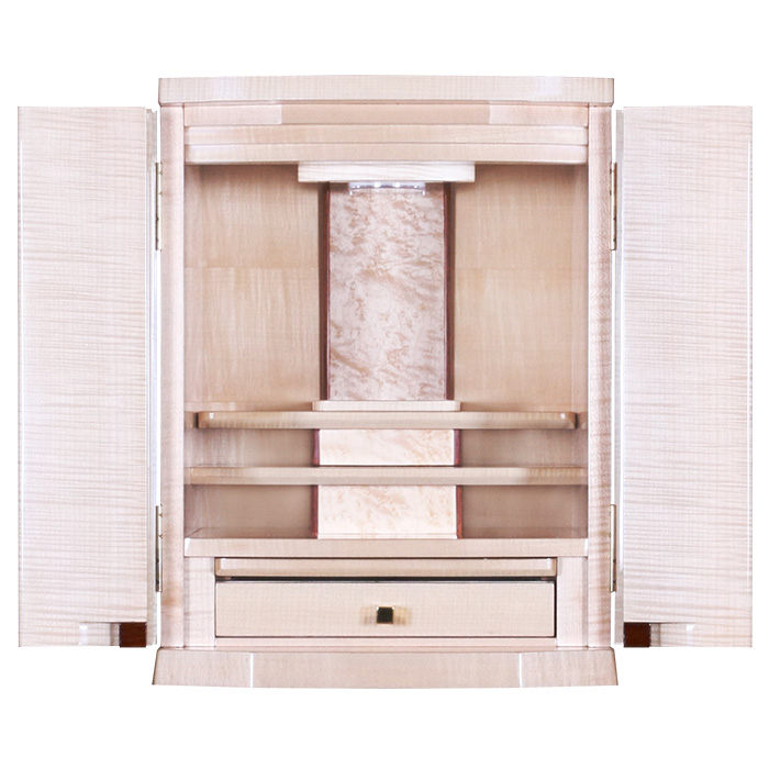 安田松慶堂 家具調モダン仏壇 シカモア 18号(上置き)