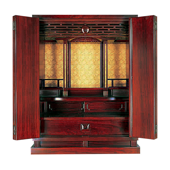 安田松慶堂 東京唐木仏壇 紫檀 角型19号(上置き)