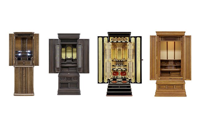 江頭仏壇店 仏壇種類写真