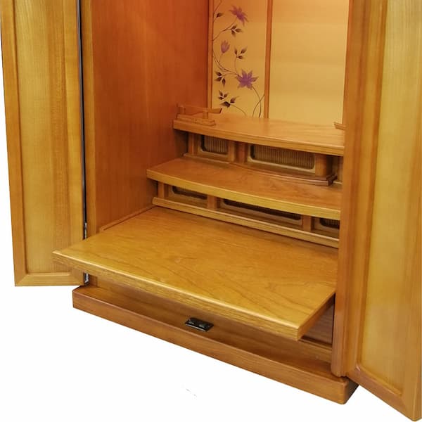 唐木仏壇「クレマチス」20号 欅 商品画像2