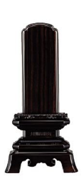 お仏壇の日本堂 上角切本黒檀 商品画像1