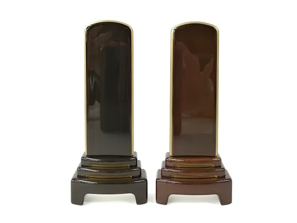 お仏壇の日本堂 漆仕上げ位牌 希 黒檀・紫檀 商品画像1